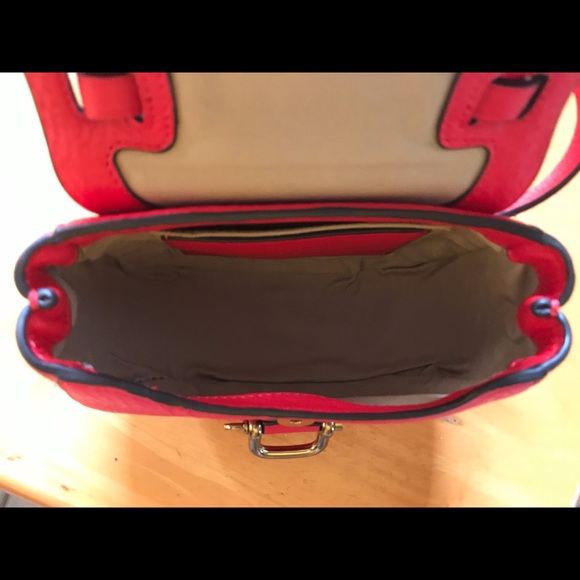 J. Crew Red Mini Rider Bag - Picture 4 of 8